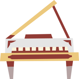 pianoforte a coda icona