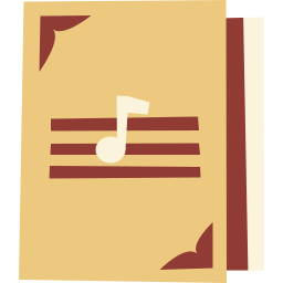 cartella musica icona