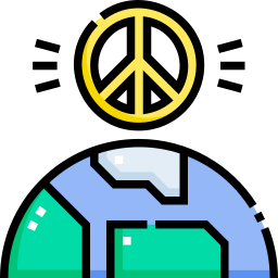 la paz mundial icono