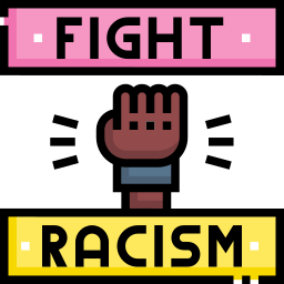 인종차별 없음 icon