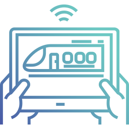 Высокоскоростной поезд иконка