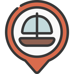 Sail boat icon