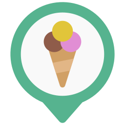 Ice cream shop icon