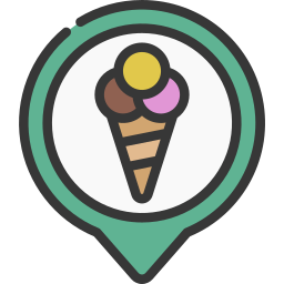 Ice cream shop icon