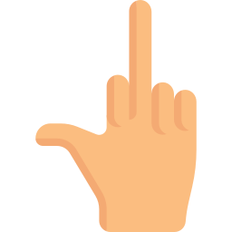 Middle finger icon