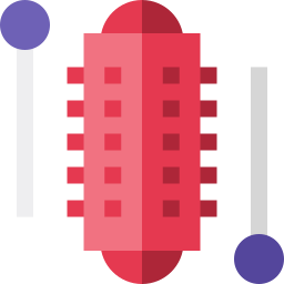 Foam curler icon