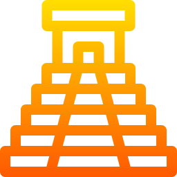 piramide di chichén itza icona