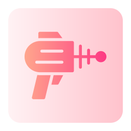 Space gun icon