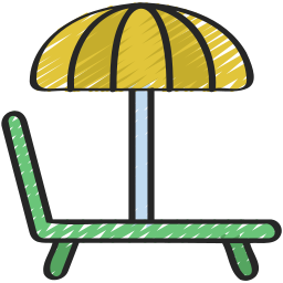 Lounge chair icon