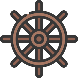 schip wiel icoon