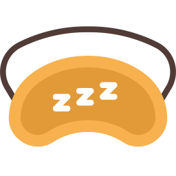 máscara de dormir Ícone