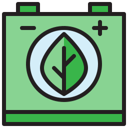 Eco battery icon