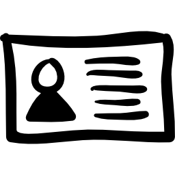 個人カード手描き紙 icon