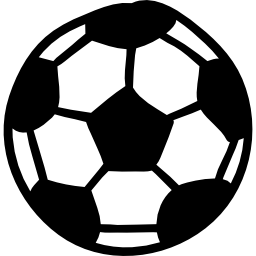 Футбольный мяч рисованной иконка