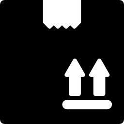Коробка с квадратным заполнением иконка