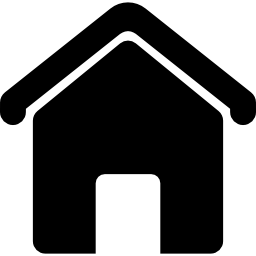 Home filled building icon