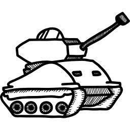 tanque de guerra Ícone