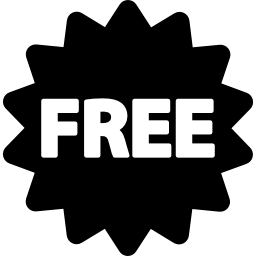 gratis commercieel label icoon