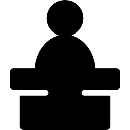 stempel gefüllte silhouette icon