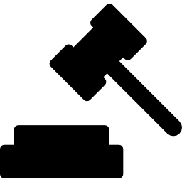 Legal hammer icon