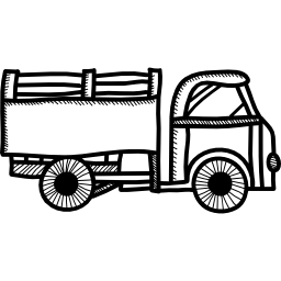 un camion Icône