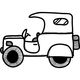 빈티지 자동차 모델 icon