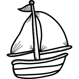 Sailing boat icon