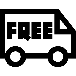 trasporto commerciale di camion di consegna gratuito icona