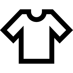t-shirt omtrek icoon