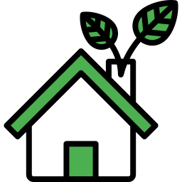 casa ecológica icono