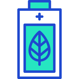 Eco battery icon