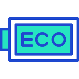 eco-batterij icoon