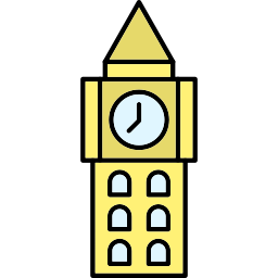 torre do relógio Ícone
