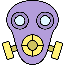 máscara de gas icono