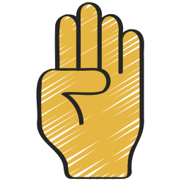 offene hand icon