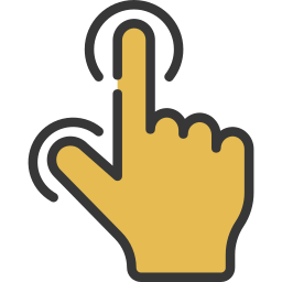 One finger icon