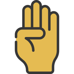 offene hand icon