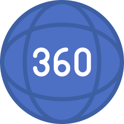 360 vidéo Icône