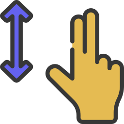 dwa palce ikona