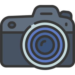 Цифровая зеркальная камера иконка