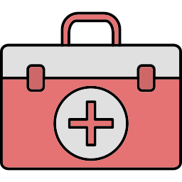 Medical kit icon