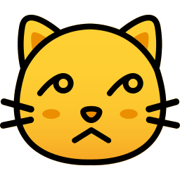 cara de gato icono