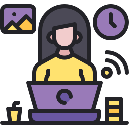 Work from home icon