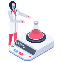 Lab scale icon