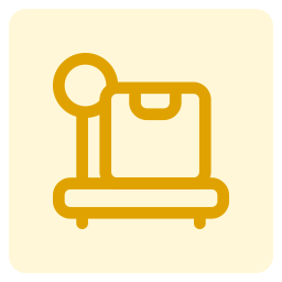 Weight scale icon