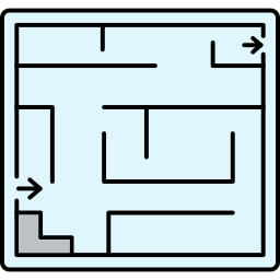 Evacuation plan icon