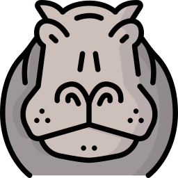 Hippopotamus icon