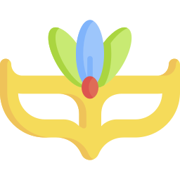 Carnival mask icon