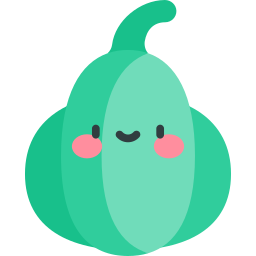 abóbora verde Ícone