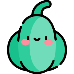 groene pompoen icoon